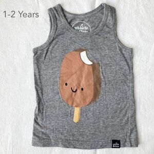 💙2/$25 Whistle & Flute 1-2 Years Toddler Ice Cream Popsicle Tank Top Summer